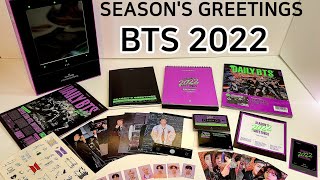 BTS Seasons Greetings 2022 Message translations you want to know 방탄소년단 2022 시즌그리팅 시그 언박싱 unboxing [upl. by Letnuahs]