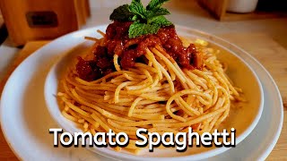 Tomato Spaghetti pasta recipe quickdinner quicklunchrecipe [upl. by Marya]