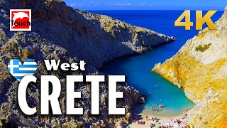 West CRETE Kreta Κρήτη Greece 4K ► Top Places amp Secret Beaches in Europe touchgreece [upl. by Adoree922]