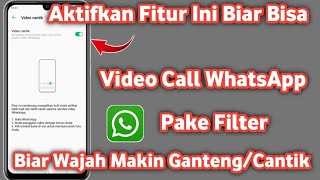 Cara video Call di whatsapp Menggunakan filter  Tanpa Aplikasi [upl. by Persse]