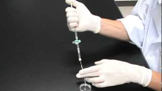 Transferring thawed sperm suspension into a drop of FERTIUP [upl. by Kiley9]