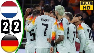 Germany vs Netherlands 22  All Goals amp Highlights 2024 HD [upl. by Bazluke]