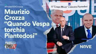 Maurizio Crozza “Quando Vespa torchia Piantedosi”  Fratelli di Crozza [upl. by Minette571]