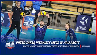 ZAKSA PRZED PIERWSZYM MECZ W HALI AZOTY  Marcin Janusz i Jakub Szymański [upl. by Ivette374]