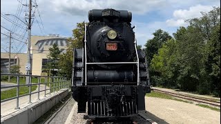 Canadian National 6167 Steam Engine Guelph Ontario Canada August 23 2024 [upl. by Itsrejk]