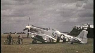 P52 MUSTANG SEEN HERE AT PODINGTON 194445 WW 2 [upl. by Margetts]