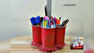 DIY Rotating Organizer  My Own Idea Without Stick From Recycled [upl. by Ellen]