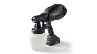 Rutlands® Cordless 18V HVLP Paint Sprayer [upl. by Bullion376]