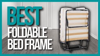 📌 TOP 5 Best Foldable Bed Frames [upl. by Htide429]