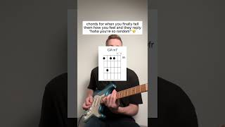 chords for when you finally tell them how you feel [upl. by Nyrahs]