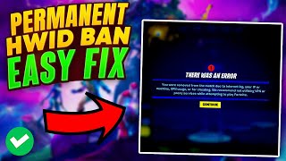 HWID Spoofer To Get You UNBANNED From A Fortnite Hardware Ban 100 SUCCESS RATE [upl. by Agbogla]