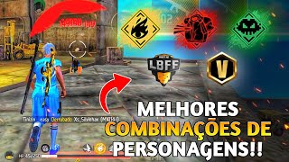 AS 3 MELHORES COMBINAÇÕES DE HABILIDADES PARA RUSHAR EM 2024 FREE FIRE DICAS [upl. by Marcell]