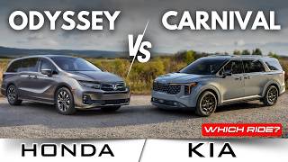 Which MPV is BETTER  2025 Honda Odyssey vs Kia Carnival [upl. by Ela]