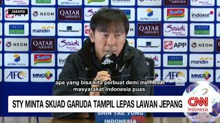 STY Minta Skuad Garuda Tampil Lepas Lawan Jepang [upl. by Shultz]