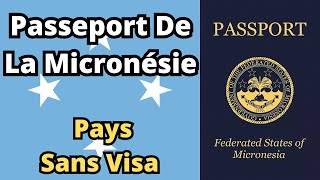 Passeport De La Micronésie  Pays Sans Visa 2024 [upl. by Caniff]