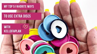 My Top 5 Favorite Ways to Use Extra Happy Planner Discs [upl. by Niryt]