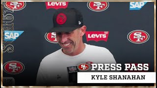 Kyle Shanahan Reacts to 49ers SecondConsecutive NFC West Title  49ers [upl. by Lezned210]