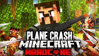 100 Players Simulate PLANE CRASH in Minecraft [upl. by Kleon]