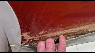 How to repair a leaking transom on an inflatable dinghy [upl. by Eerahc524]