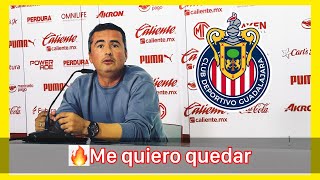 🚨”ME QUIERO QUEDAR” Ortega  Noticias Chivas [upl. by Gilpin612]