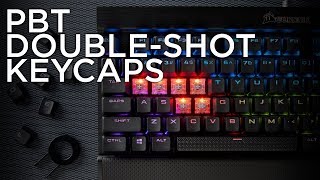 CORSAIR PBT Doubleshot Keycaps  LEGENDS NEVER FADE [upl. by Asial228]