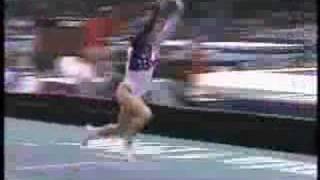 Kerri Strug  1996 Olympics Team Optionals  Vault 2 [upl. by Vigor]