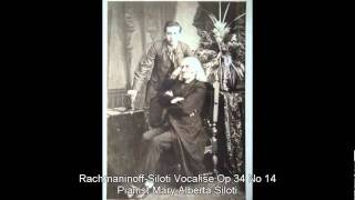 RachmaninoffSiloti Vocalise arrangement for Piano solo in b flat minor [upl. by Aleris]