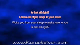 Roy Orbison  I Drove All Night KARAOKE [upl. by Cirda]