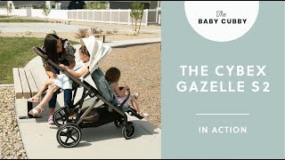 Out and About with The Cybex Gazelle S 2 SingletoDouble Stroller [upl. by Keyes]