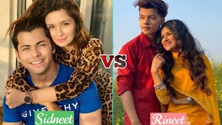 Sidneet VS Rineet ❤️  Reels Battle 🔥  ToThePoint 🌼 [upl. by Eiramik]