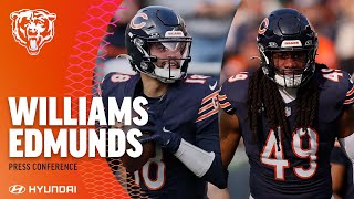 Williams Edmunds on building continuity  Chicago Bears [upl. by Levenson]