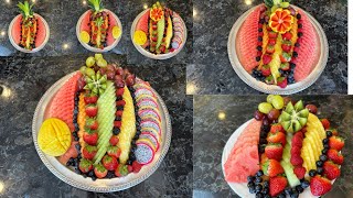 Healthy Fruit Platters 12  Easy Party Platters Ideas for Small Partieshow to cut Fruit for Guests [upl. by Edwyna719]