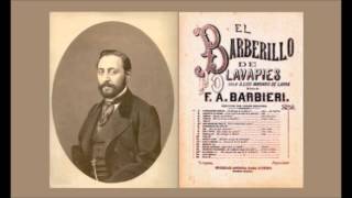 Francisco Asenjo Barbieri Dúo quotUna mujer que quierequot de quotEl barberillo de Lavapiésquot 1874 [upl. by Wynnie]