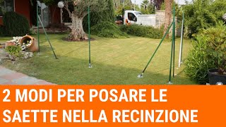 Tutorial Come posare gli angolari in una recinzione con le viti di fondazione [upl. by Low]