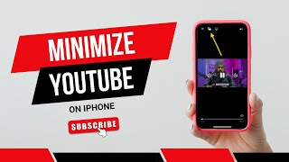 How To Minimize YouTube On iPhone [upl. by Ainafets716]