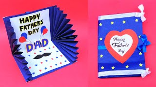 Beautiful Fathers Day Card Idea  Handmade Greetings Card for Dad  DIY Fathers Day Pop Up Card [upl. by Ahsatsana122]