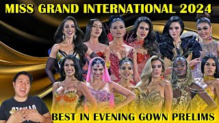 Miss Grand International 2024  Best in Evening Gown Prelims Top 12 [upl. by Meir216]