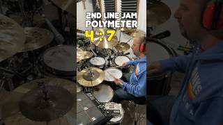 Polymeter 2nd Line on drums [upl. by Anihpesoj]