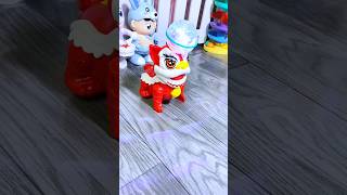 Electric Lion Dance Toy  Rotating Chinese Toy with Lights amp Music for Interactive Fun [upl. by Thistle]