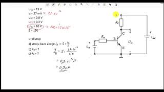Tranzistorska sklopka  primjer 2 [upl. by Kcirdef720]