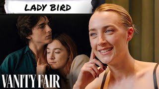 Saoirse Ronan Rewatches Little Women Lady Bird Atonement amp More  Vanity Fair [upl. by Rame]