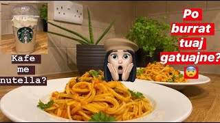 Receta gatimi 🧑🏻‍🍳 Seafood Pasta  Makarona me Fruta Deti 🦪🍤🦐 vlog shqip [upl. by Renba]