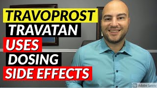 Travoprost Travatan  Uses Dosing Side Effects  Pharmacist Review [upl. by Fitton]