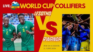 LIVE LESOTHO 0 VS 1 RWANDA WORLD CUP QUALIFICATIONS AUDIO COMMENTRY [upl. by Eizeerb287]