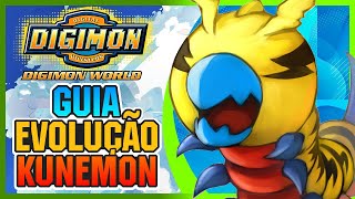 COMO EVOLUIR PARA KUNEMON  Digimon World PS1 Guia Tutorial Evoluções Método Fácil [upl. by Ultun]