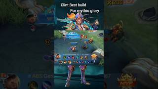 clint build 2024  Mlbb  Shorts [upl. by Allemap]