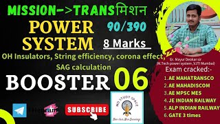 powersystems BOOSTER 06 mahatransco mahadiscom insulator Stringefficiency coronaloss sag [upl. by Mcdermott]