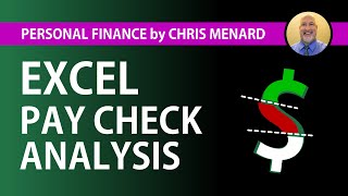 Excel Pay Check Analysis  Personal Finance [upl. by Refotsirhc]