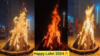 Happy Lohri 2024 🔥 Aag Sek Lo Bhaut Thand Hai🔥 [upl. by Abbey]