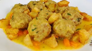 ALBÓNDIGAS EN SALSA ESPAÑOLA MUY TIERNAS [upl. by Infeld632]